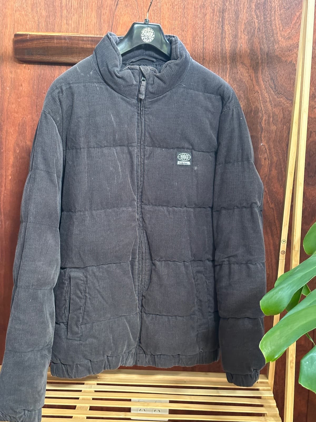 Ripcurl corduroy puffer jacket