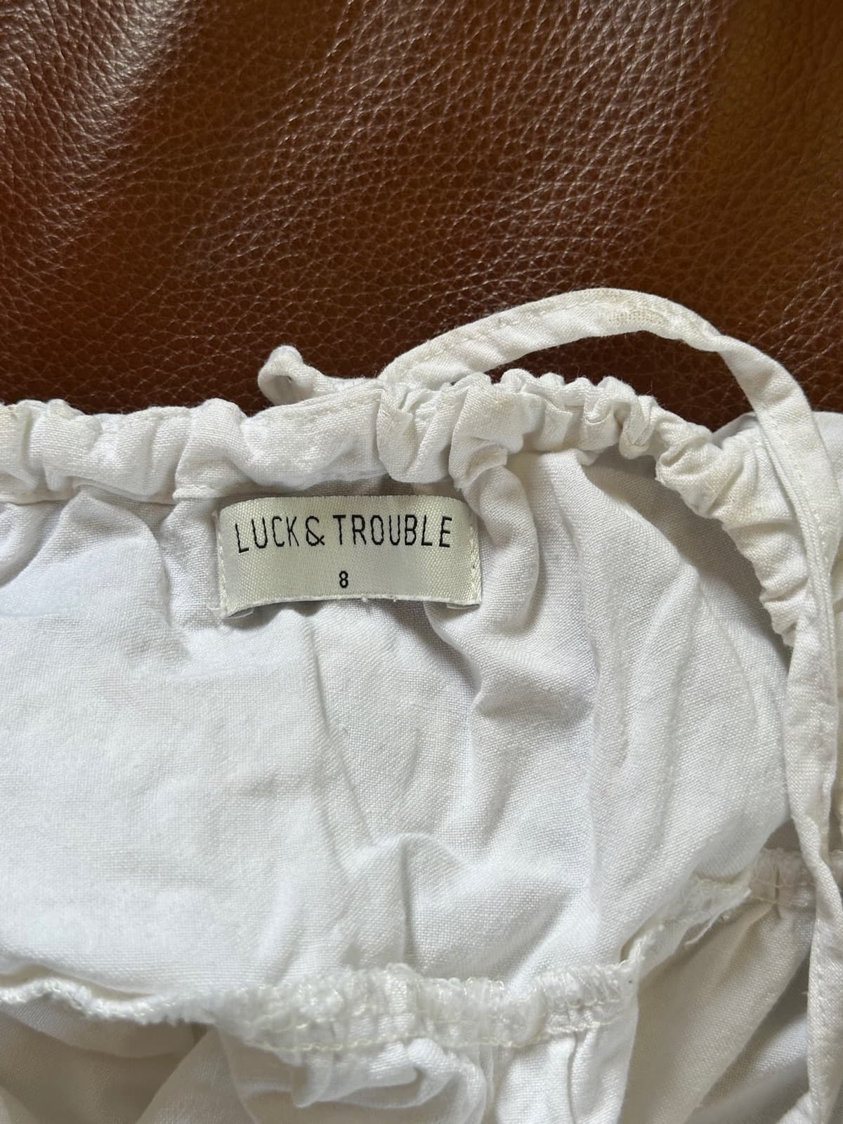 Summery white dress — image 3