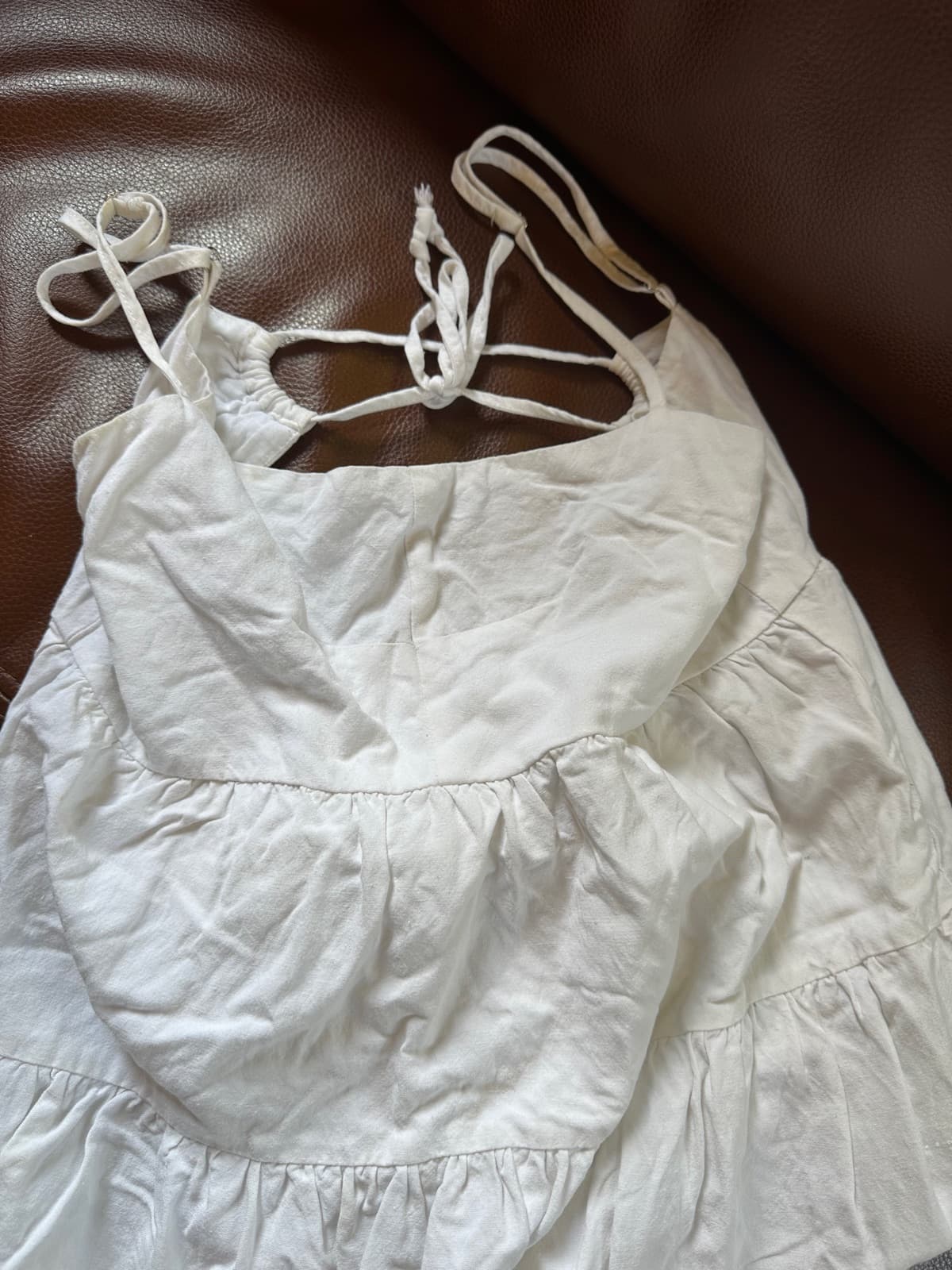 Summery white dress — image 4