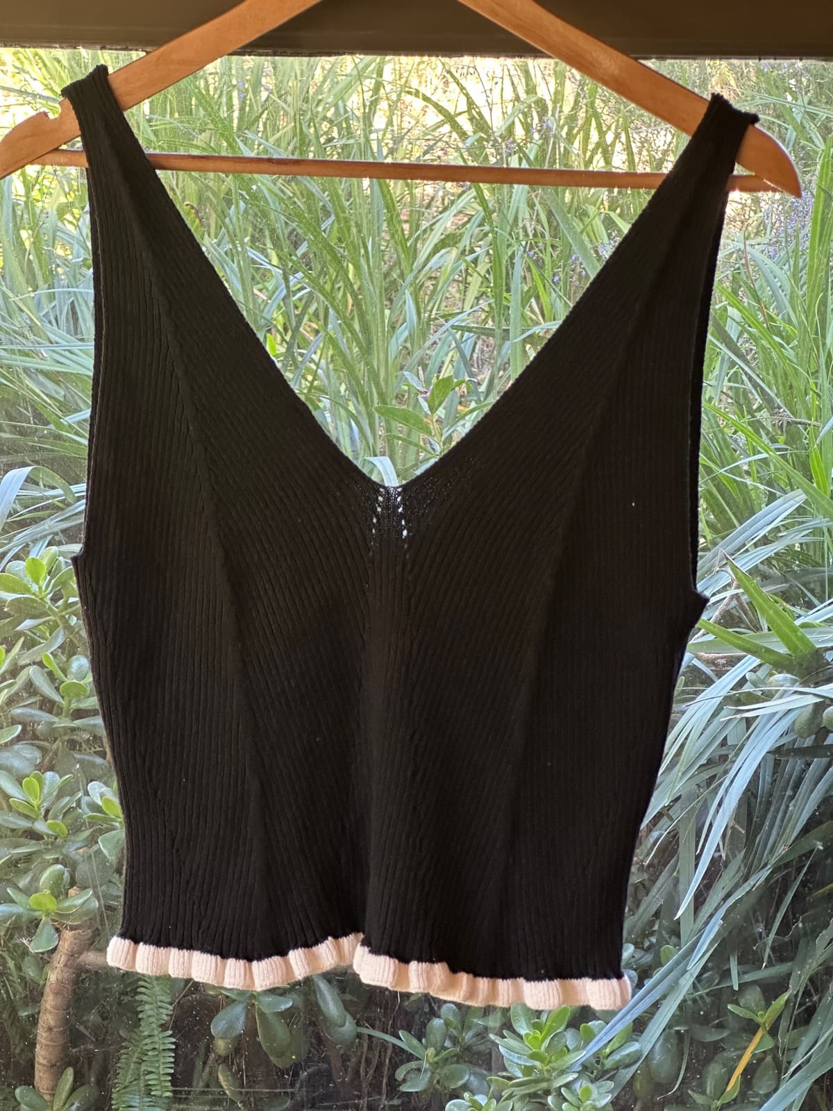 Zara black and white top — image 2