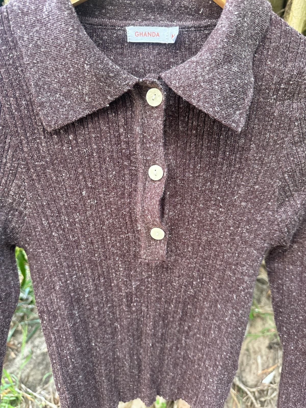 Ghanda long sleeve sweater top β image 3