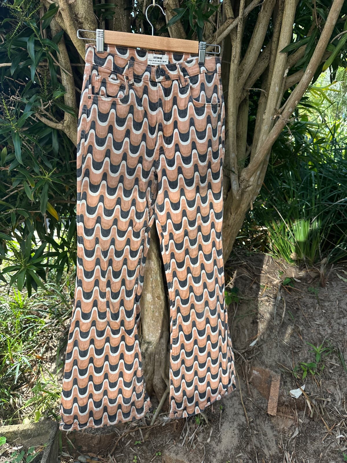 Funky flared pants