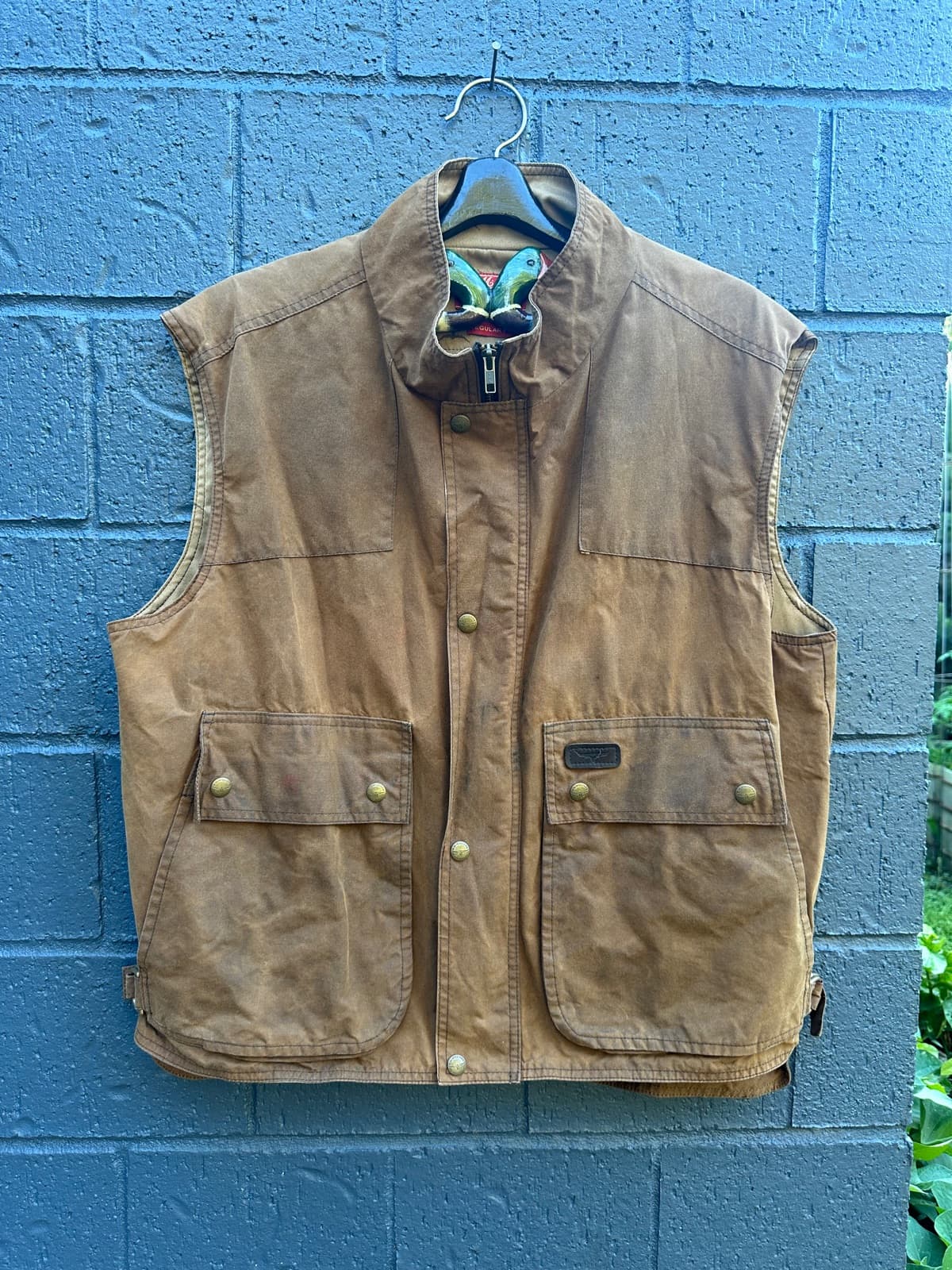 Vintage R.M Williams ranger oil skin vest