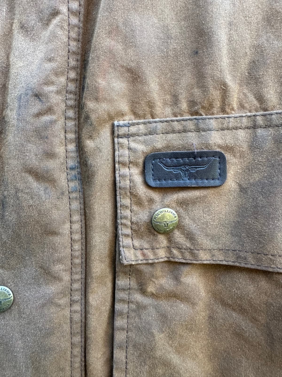 Vintage R.M Williams ranger oil skin vest — image 2