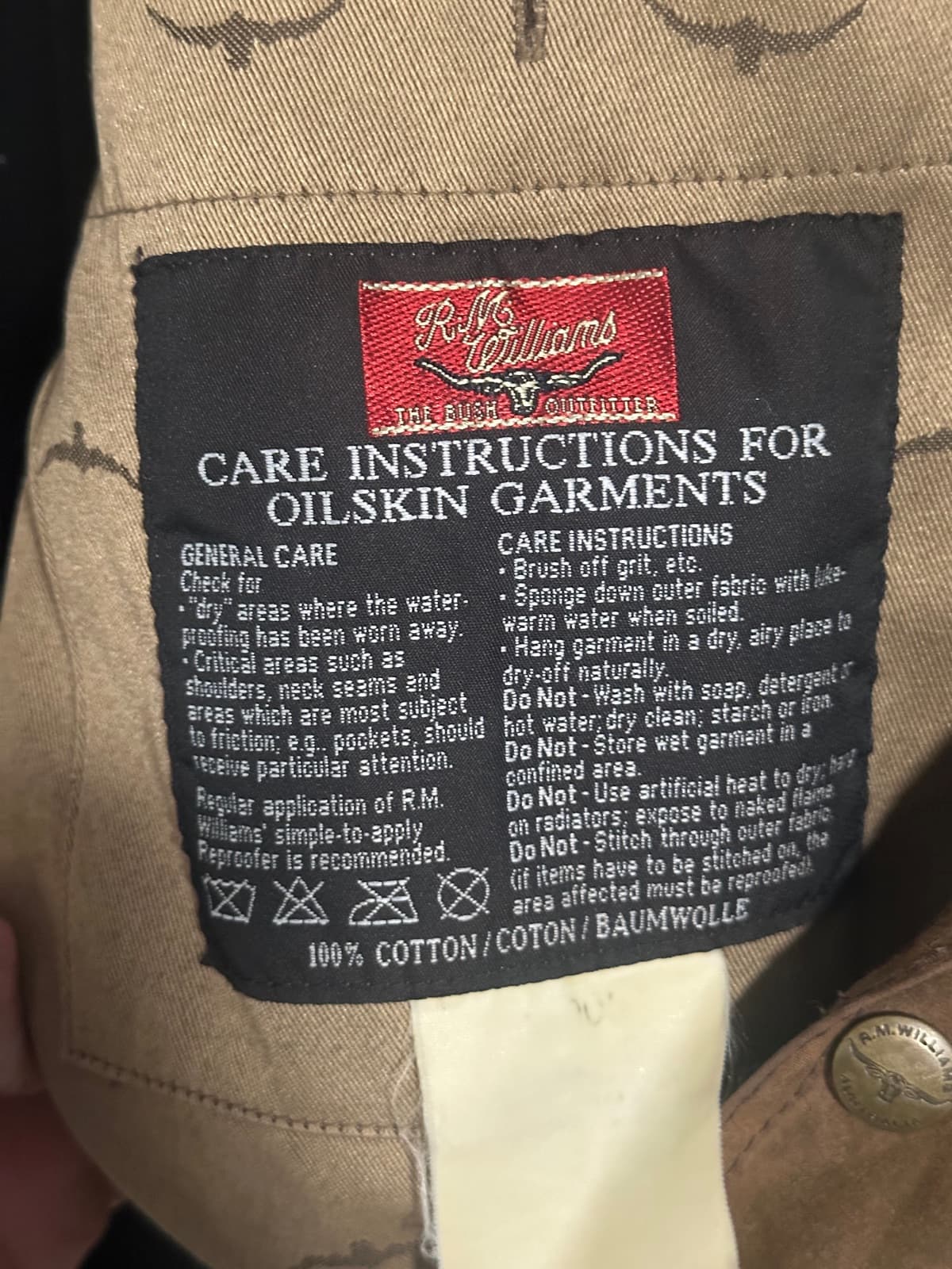 Vintage R.M Williams ranger oil skin vest — image 7
