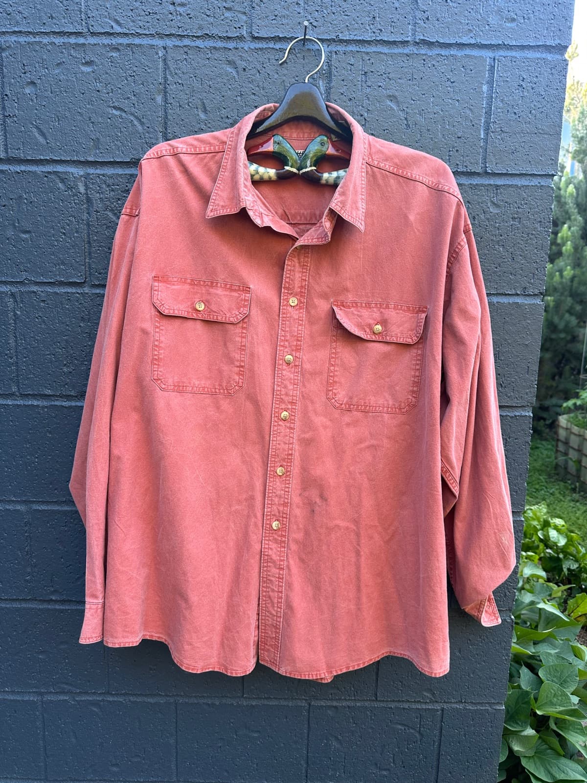 L.L. Bean thick cotton shirt