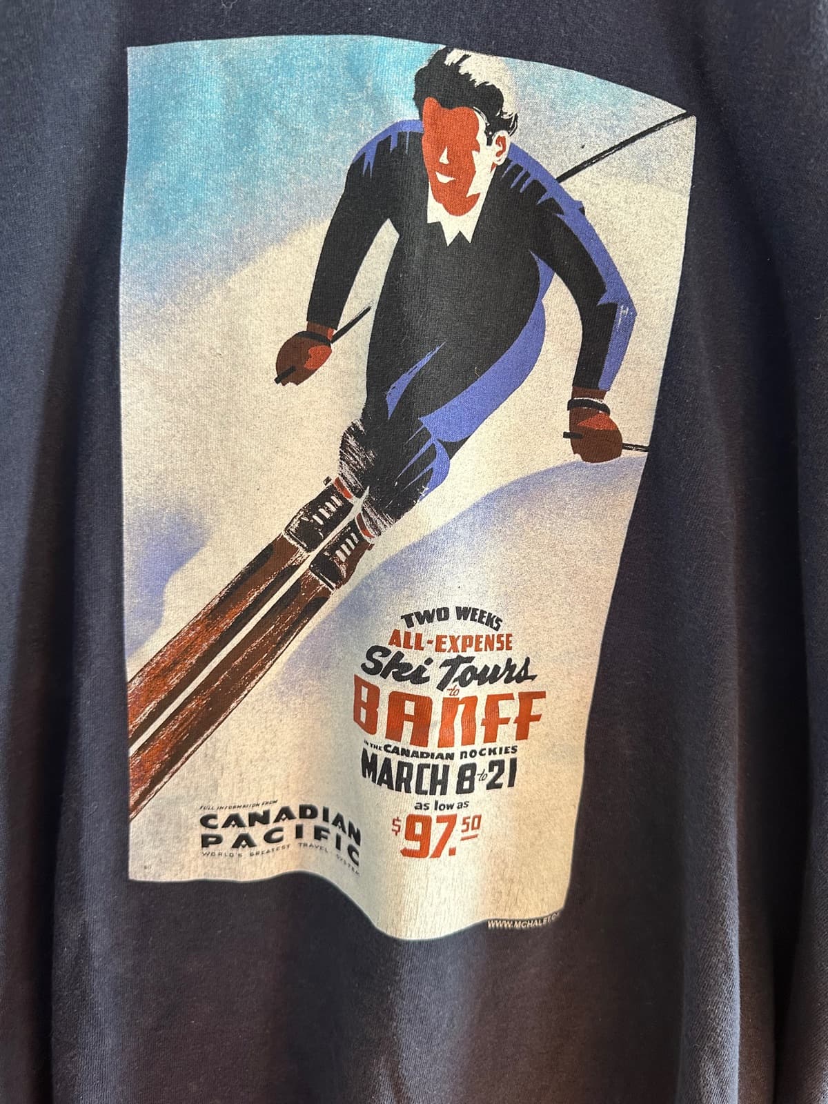 Banff navy tee — image 2